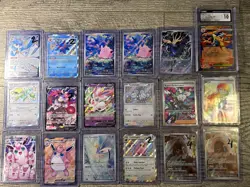 Pokemon TCG Holo Promo Card Lot (18)Sylveon V, Wigglytuff ex, Cheryl - Image 1