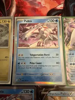 Pokemon Card Lot of 7 Palkia Cards EX V Holo Cosmo Foil Promo NM - LP - Image 3