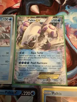 Pokemon Card Lot of 7 Palkia Cards EX V Holo Cosmo Foil Promo NM - LP - Image 4