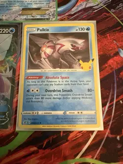 Pokemon Card Lot of 7 Palkia Cards EX V Holo Cosmo Foil Promo NM - LP - Image 5
