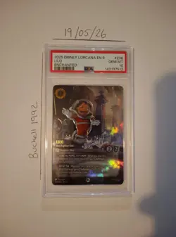 2025 DISNEY LORCANA EN 9-FABLED ENCHANTED #238 LILO - BEST EXPLORER EVER PSA 10 - Image 1