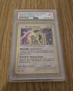 Pokemon TCG Shining Arceus Shining Legends 57/73 Holo Shiny Holo Rare PSA 9 Mint - Image 1