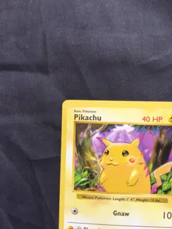 Pokemon Cards: Base Set Shadowless Common: Red Cheek Pikachu 58/102 - Image 2
