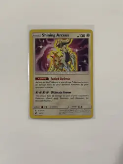 Pokemon TCG Shining Arceus 57/73 Shining Legends Shiny Holo Rare - Image 1