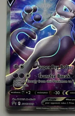 Pokemon TCG Mewtwo V SWSH229 Sword & Shield Promo Holo ENG 220HP - Image 4