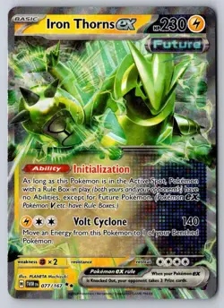 Iron Thorns ex 077/167 Double Rare Twilight Masquerade Pokemon Near Mint - Image 1