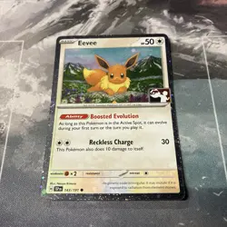 Eevee Pokemon Prize Pack Series 7 Promo Pokemon Card NM/LP Stamp - Image 1