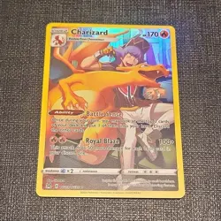 Pokemon TCG Charizard TG03/TG30 Full Art Holo Ultra Rare Stage 2 HP170 2022 - Image 1