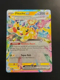 Pikachu ex 057/191 Double Rare SV: Surging Sparks Pokemon TCG - NM - Image 1