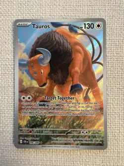 Tauros 96/86 Illustration Rare Pokemon Chaos Rising ME04 NM - Image 1