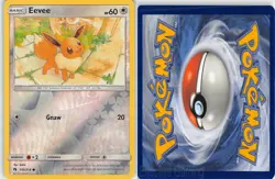 Eevee 155/214 Common Lost Thunder Pokemon Reverse Holo NM Sekio - Image 3
