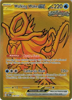 Walking Wake ex 178/131 Hyper Rare Prismatic Evolutions Pokemon Holo Near Mint - Image 1