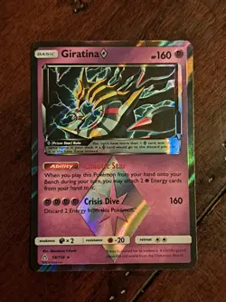 Giratina 58/156 Pokemon Prism Star Ultra Prism Holo Rare MP - Image 1