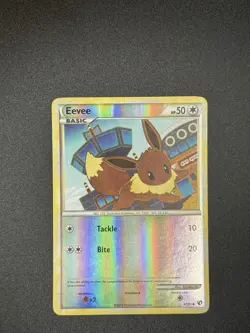 Pokemon TCG Eevee 47/90 Reverse Holo HGSS Undaunted English 2010 NM/LP - Image 1