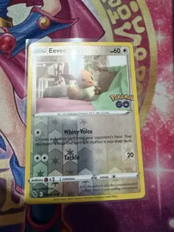 Eevee 54/78 Reverse Holo - 2022 Pokemon TCG GO - LP - Image 1