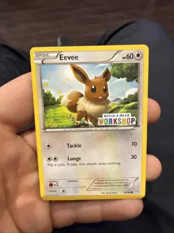 Pokemon Card TCG Eevee 63/98 Build a Bear Workshop Promo 2015 Rare Nm - Image 1