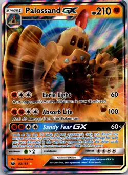 Palossand GX 82/168 Holo GX Rare Celestial Storm Pokemon Lightly Played - Image 1