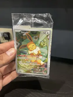 Eevee SVP173 - Prismatic Evolution Pokemon Center ETB Sealed Stamped Promo NM - Image 1