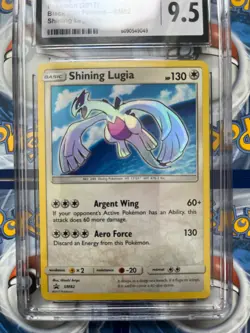 CGC 9.5 Shining Lugia Promo Shining Legends 2017 Pokemon Card #SM82 MINT - Image 2