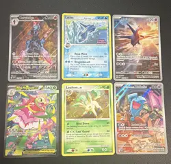 Pokemon TCG 5-Card Holo/Foil Lot Ceruledge Latios Leafeon Mega Meganium ex - Image 1