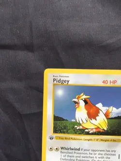 Pokemon Cards: Base Set 1st Edition Common: Pidgey 57/102 - Image 2