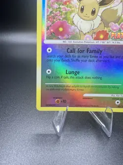 Pokemon TCG Eevee 62/100 Reverse Holo Platinum Stamp BK Promo LP - Image 4