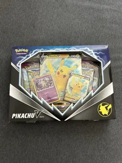 Pokemon TCG: Pikachu V Box Brilliant Stars & Fusion Strike New Factory Sealed - Image 1