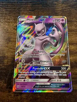 Pokemon TCG - SM Shining Legends Mewtwo GX (Secret) 39/73 - - Image 1
