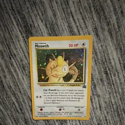 Wizards of the Coast Pokemon TCG Meowth #10 Team Rocket Holo Unlimited 2000 - Image 3