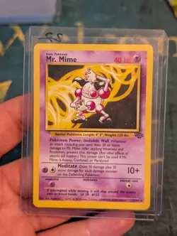 Pokemon TCG Mr. Mime Jungle Set 22/64 LP - Image 1