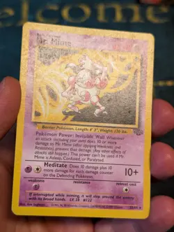 Pokemon TCG Mr. Mime Jungle Set 22/64 LP - Image 3
