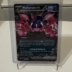 Pokemon TCG Pecharunt ex 039/064 Sv6a Night Wanderer Holo Double Rare 190HP - Image 1
