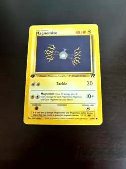 Magnemite 60/82 Common Team Rocket Pokemon 1st Edition NM - Image 2