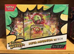Pokemon Mega Evolution Ascended Heroes Mega Meganium Ex Box Factory Sealed - Image 1
