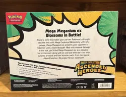 Pokemon Mega Evolution Ascended Heroes Mega Meganium Ex Box Factory Sealed - Image 2