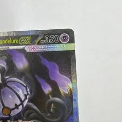 Mega Chandelure EX 115/084 Pitch Black SIR Pre Release Mint In Hand - Image 4