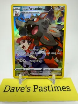 The Pokemon Company Hisuian Arcanine TG08/TG30 Trainer Gallery Holo Full Art P4 - Image 1