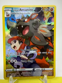 The Pokemon Company Hisuian Arcanine TG08/TG30 Trainer Gallery Holo Full Art P4 - Image 2