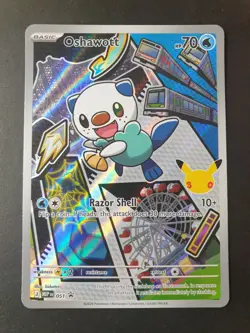 Oshawott MEP 051 First Partner 30th Anniversary PROMO Pokemon | EXC-NEAR MINT - Image 1