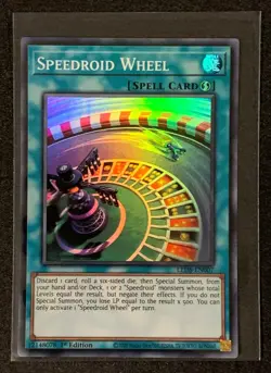 Speedroid Wheel | LED8-EN007 | Super Rare | 1st Edition | Synchro Storm | YuGiOh - Image 1