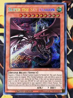 Yugioh: Slifer The Sky Dragon - TN19-EN008 - Secret Rare - Limited Edition - NM - Image 1
