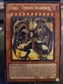 Yubel - Terror Incarnate - Rare Foil - Yugioh Dark Monster - Vintage - Image 1