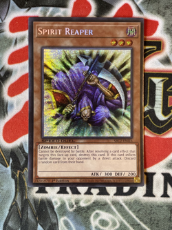 Yugioh 1x Spirit Reaper Prismatic Secret Rare (PSR) SBC2-ENI16 Speed Duel 1st NM - Image 1