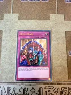 YUGIOH TCG SKILL DRAIN RA02-EN077 ULTIMATE 1ST EDITION - Image 1