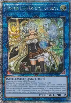 Yugioh! LP Lyna the Light Charmer, Lustrous - RA04-EN081 - Quarter Century Secre - Image 1