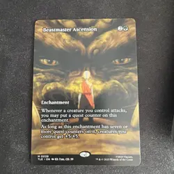 MTG Beastmaster Ascension - Borderless - TLE - Near Mint NON FOIL - Image 1