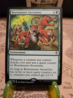 MTG Beastmaster Ascension Commander 2016 Regular Rare NM - Image 1
