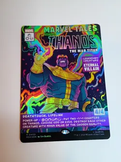 Thanos, The Mad Titan (Borderless) (0400) Marvel Super Heroes Foil - Image 1