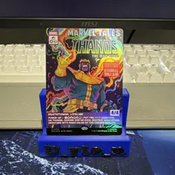 Thanos, The Mad Titan (Borderless) (0400) - Marvel Super Heroes (MSH) - Foil - Image 1