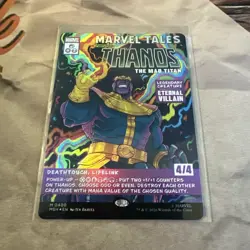Thanos, The Mad Titan (Borderless) (0400) - Marvel Super Heroes (MSH) - Foil - Image 1